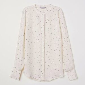 H&M long sleeved heart blouse​